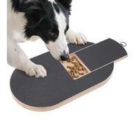 Générique Dog Nail Scratch Pad - Wooden Interactive Claw Grinder for Small Medium Breeds | Large Treat Board for Home Travel Outdoor Play Training Enrichment Chewing Exercise and Healthy Paw Care