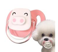Générique Dog Pacifier, Pet Teething Toy, Bite-Resistant Puppy Soothing, Rubber Calming Small Stress Relief, Chew Toy for Puppies and Dogs, Boasts Storage Design, 2.8x2cm