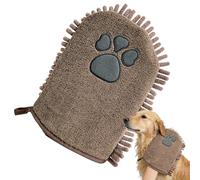 Générique Dog Paw Towel Pattern, Absorbent Gloves, Absorbent Drying Mitts, Soft Microfiber Pet Drying Mitt Grooming Cloth, Washable Bath Cloth for Dogs Cats Fast Absorption Grooming Care Cleaning