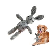 Générique Dog Plush Chew Toy, Puppy Teething Toy, 11.81x10.24 inch Interactive Squeaky Bunny, Soft Teething Companion for Medium, Large Dogs, Home Playtime, Bedroom Decoration