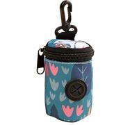 Générique Dog Poop Bag Dispenser - Portable Hanging Waste Bag Holder | Outdoor Pet Training Storage Pouch with Poop Picker, Durable Polyester Dispenser for Walking & Travel