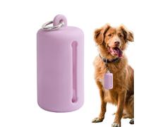 Générique Dog Poop Bag Holder, Dog Baggie Dispenser, 3.94x1.89in Portable Pet Supplies Lock, Convenient Puppy Potty, Travel Carrier Set for Outdoor Walking, Hiking
