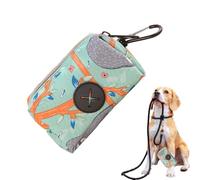 Générique Dog Poop Pickup Bags Holder, Pet Waste Storage Carrier, 4.13 inches Stylish Storage Tool, Easy Access Design, Portable and Convenient, Outdoor and Indoor Use