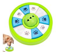 Générique Dog Puzzle Feeder Toy, Interactive Puppy Slow Feeder, Treat Dispenser, Boredom Relief, Squeaky Bowl, Stimulating Feeding Game, All Breeds, PP Material, 8.74x2.76 inches