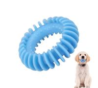 Générique Dog Ring - Dog Chew Toys | Chew Tooth Cleaning Ring Toy | Rubber Interactive Teething Toy | Teething Rings for Boredom Puzzle for Cleaning Teeth and Playin Best Tool Puppies