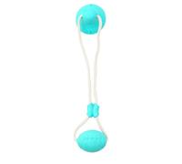 Générique Dog Rope Toy, Interactive Dog Toy, Suction Cup Pet Teething with Rubber and Cotton for Garden Backyard Or Riverbank Play, Training and Chewing, 16.54x3.74 inches, 1 Piece, 300g