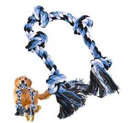 Générique Dog Rope Toy, Puppy Chewing Teething Toys, 35.43x1.97in Heavy Duty Rope, Medium and Large Breeds, Indestructible Chewing Tool for Teeth Cleaning, Boredom Relief