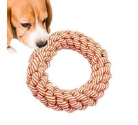 Générique Dog Rope Toy, Puppy Teething Chew Toy, Tear-Resistant Elastic Fiber, Durable Bite and Tug Trainer, Safe Material, One-Pack Multi-Color, for Medium Large Breed Dogs