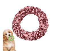 Générique Dog Rope Toy, Puppy Teething Toy, Tear-Resistant Elastic Cotton Rope Rope for Training, Chewing, and Biting, Perfect for Medium and Large Dogs, 7.48x7.48x1.18 inches