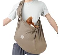 Générique Dog Sling Carrier, Travel Front Backpack Chest Puppy Sling, Cozy Comfort Pet Carrier for Dogs and Cats, Ideal for Travel and Outdoor Adventures, Cozy Sling Carrier