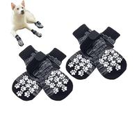 Générique Dog Socks - Paw Protection | Anti-Slip Dog Socks | Non-Slip Dogs Shoes Made of Soft Cotton with Rubber Sole Outdoor Pet Sock for Winter Warmth Machine Washable