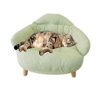 Générique Dog Sofa, Comfortable Pet Couch, 19.69x15.75x13.39 inches Soft Cat Nest with Legs, Cozy Bed Chair for Breathable, Living Room, Bedroom, Couch Style Design, Dogs and Cats