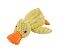 Générique Dog Squeak Toy, Calming Duck Toy, Quacking Duck Toy, Dog Toy with Sound, Mellow Dog Puppy Comfort Calming Duck Mellow Puppy Calming Pillow with Quacking Sound, Plush Dog Toy for Indoor Play