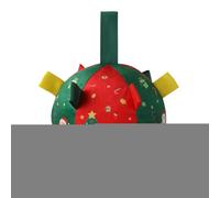 Générique Dog Squeaky Ball, Christmas Chew Toy, 5.91x5.91in Interactive Pet Supplies, Authentic Rubber Texture, Teeth Cleaning Design for Small, Medium Large, Breed Enrichment, Training, Stimulation