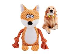 Générique Dog Squeaky Pets, Cartoon Rope Doll 9.45in Lightweight Interactive Chewing Tool, Portable and Flexible Puppies Toys, Creative Pet Toy Chewer for Animals
