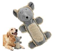 Générique Dog Squeaky Plush Toys, Interactive Chew Doll with Squeaker, Cute Soft Deer Bear Design, Teeth Cleaning Toy for Aggressive Chewers, Boredom, Enrichment, 11.81x7.09x3.94 in