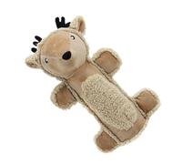 Générique Dog Squeaky Plush Toys, Interactive Chew Doll with Squeaker, Cute Soft Deer Bear Design, Teeth Cleaning Toy for Aggressive Chewers, Boredom, Enrichment, 11.81x7.09x3.94 in