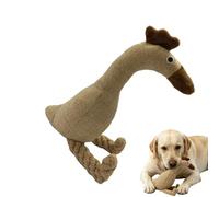 Générique Dog Squeaky, Rooster Knot Plush Chew Doll Funny Interactive Sound, Tough Fabric Durable Design with Squeaker, Dog Enrichment for Puppies Small Medium Large Dogs Mental Stimulation Play