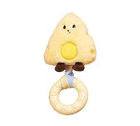 Générique Dog Squeaky Toy, Cheese Shape Chew Game, Interactive Sound Pet Item, Boredom Relief Chewing Object, for Exercise Home Enrichment Indoor Outdoor Playtime Family Training Activity Use