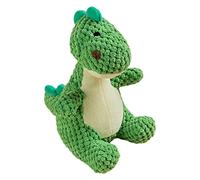 Générique Dog Squeaky Toys, Anti-Stress Plush Dinosaur, Plush Teething Toy for Aggressive Chewers, Puppy Training, Indoor Use, Beach Park Yard Play Activities, 21x18cm/24x21cm