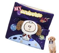 Générique Dog Squeaky Toys, Funny Puppy Chew Book, 7.87x7.87x1.57 inches, Interactive Plush Toy with Built-in Squeaker, Entertaining Pet Plaything for Indoor, Training, and Fun