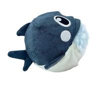 Générique Dog Squeaky Toys, Interactive Pet Chew Toys, Frog and Shark Plush with Removable Squeaker for Indoor Game and Entertainment, 4.92x4.33x3.54/4.53x3.74x3.74 inches