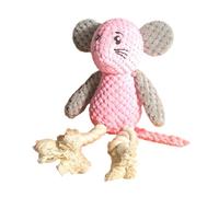 Générique Dog Squeaky Toys, Interactive Teething Chew,10.43x7.48in Mice Shape Toys, Indestructible Puppy Supplies, Crinkle Sound for Fun, Tug, Indoor Play, Outdoor Fetch, Chewable Pet Toy