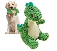 Générique Dog Squeaky Toys, Plush Dinosaur Chew Toy, 8.27x7.09in Anti Stress Calming Aid, Pet Teething Trainer, Aggressive Chewer Approved for Puppy Training, Indoor, Beach, Park