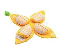 Générique Dog Squeaky Toys, Puppy Snuffle Mat, Interactive Plush Feeder, Crinkle Paper Toy, Boredom Puppy Toy for Indoor, Home Pet, Play and Training, 9.84x9.84x9.84 inches, Yellow