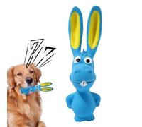 Générique Dog Squeaky Toys | Rubber Dog Squeaky | Squeaky Chew Toys | Hippo Animal Chew Toys Latex Squeaky Toys | Pet Supplies Soft Interactive Crinkle Dog Toys for Inside Dogs All Breeds