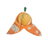 Générique Dog Squeaky Toys - Soft Plush Material Fun Orange Squeaky Games with Crinkle Paper | Interactive Dog Toys, Stimulating Play Toy for Travel Beach Pool Yard Home Garden Indoor and Outdoor