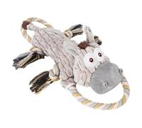 Générique Dog Squeaky Toys, Tug of War Toy, Plush Chew Toys for Aggressive Chewers, Cartoon Design, Interactive Puppy Puzzle Toy for Fun Playtime, Durable Pet Entertainment Accessory, 48x14x10cm