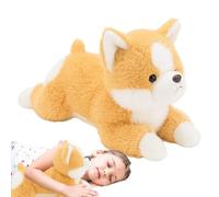 Générique Dog Stuffed Animal Toy, Stuffed Planking Animal Plush Toy, Puppy Plush Pillow Toy, Soft and Comfortable Squat Plush, Dog Stuffed Animal Puppy Toy for Adults, Cozy Cuddly Plush Companion