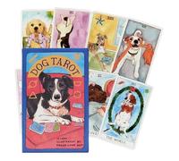 Générique Dog Tarot Deck, Entertainment Card Game, Party Gathering Tool with Smooth Build, Adults Teens Youth Men Women Boys Girls Accessory with Playful Style, Device with Compact Design
