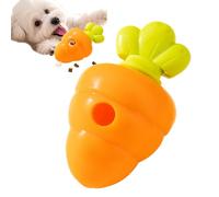 Générique Dog Teething Toy, Food Puzzle Slow Feeder, 4.72x2.91 inches Interactive Plaything, Comfortable Material, Carrot Shaped Pet Accessory for Teething, Chewing, Fetching, Training