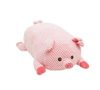 Générique Dog Teething Toys, Squeaky Pet Plush, & Bite-Resistant Design, Soft & for Teeth and Gums, Puppy Chew Toy,The Gentle Plush is Designed to Be Soft Your Dogs,Pink