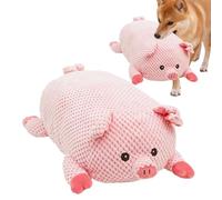 Générique Dog Teething Toys, Squeaky Plush Chew Toy, 25x14x9cm Adorable Bite Resistant Stuffed Animal, Interactive Dog Chewing, Soft Pet Toy for Small Medium Dogs, Training, Playtime