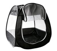 Générique Dog Tent - Pet Tent | Breathable Mesh Pet Kennel | Soft-Sided Dog Crate | Portable Cat Crate | Foldable Interactive Pets Kennel for Puppy Kitten Bunny Indoor Backyard Yard Park Beach