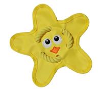 Générique Dog Throw Toy - Interactive Chewing Fetch Toy with Sound for Teeth Cleaning | Safe Durable Rope Dog Play Accessory | for Home Park Garden Outdoor Training Exercise Entertainment Puppy Adult