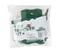 Générique Dog Tick Remover Tools, Pet Flea Puller Set, 4.33x4.33in Compact Ergonomic Design, Portable Multifunctional Kit, Animal Care Veterinary for Dogs, Cats, Multi Use, Household