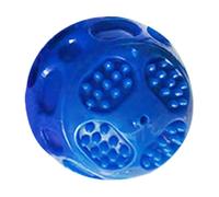Générique Dog Toy Ball, Squeaky Chew Toy, Reliable Training Round, Interactive Bite Plaything, Tough Pet Fetch Gear with Boredom for Aggressive Chewers Outdoor Yard Beach Park, 2.36in