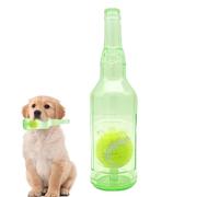 Générique Dog Toy Bottle, Interactive Floating Squeak Toy, 7.87x2.16in Teething Tennis Bottle with Ball Inside, Pet Supplies for Small and Medium Dogs, Chewing, Playtime