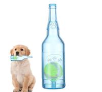 Générique Dog Toy Bottle, Interactive Floating Squeak Toy, 7.87x2.16in Teething Tennis Bottle with Ball Inside, Pet Supplies for Small and Medium Dogs, Chewing, Playtime