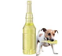 Générique Dog Toy Bottles, Floating Squeaky Toy, Fun Teething Aid with Tennis Ball Inside, 7.87in Engaging Pet Supplies, Interactive Pet Chewer for Small and Medium Puppy