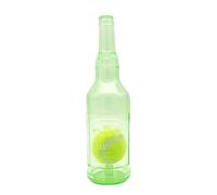 Générique Dog Toy Bottles, Floating Squeaky Toy, Fun Teething Aid with Tennis Ball Inside, 7.87in Engaging Pet Supplies, Interactive Pet Chewer for Small and Medium Puppy