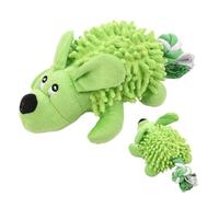 Générique Dog Toy Squeaky - Plush Cotton Rope Interactive Biting Doll, Built in Sound Chew Design | Puppy Training Plaything for Teething Small Medium Large Breed Home Indoor Travel Cage