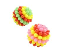 Générique Dog Toys, Lettuce Pets Chew Ball, Heavy-Duty Spiky Chew Ball - Dental-Friendly Toy for Medium & Large Dogs Teeth Cleaning