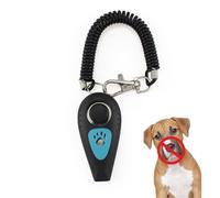 Générique Dog Training Clicker, Pet Training Tools, 2.56x1.18in Behavior Aid Tool, Compact Silent Recall Feature, Adjustable Wrist Strap for Dogs, Cats, Horses, Birds, Small Animals