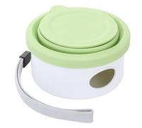 Générique Dog Travel Bowl | Portable Dog Bowl | Silicone Pet Treat Dishes with Poop Bag Holder, 9.9x5.6cm Portable Dog Feeding Bowl with Storage Compartment for Outdoor Use & Hiking Trips, 4 Colors