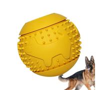 Générique Dog Treat Ball, Interactive Chew Toy, 3.15x3.15in Treat Dispensing Design, Teeth Cleaning Support, Authentic Safe Material for Small Dogs Puppies, Engaging Play, Training